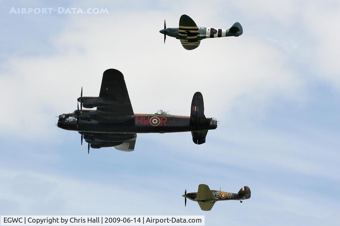 RAF Cosford Airport, Albrighton, England United Kingdom (EGWC) - Battle of Britain Memorial Flight at the Cosford Air Show