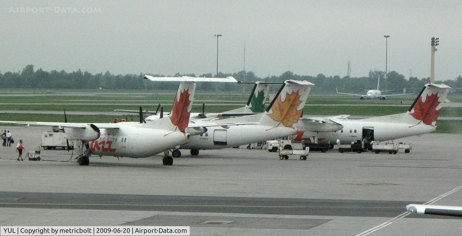 Montréal-Pierre Elliott Trudeau International Airport, Montreal, Quebec Canada (YUL) - AC Jazz fleet at YUL