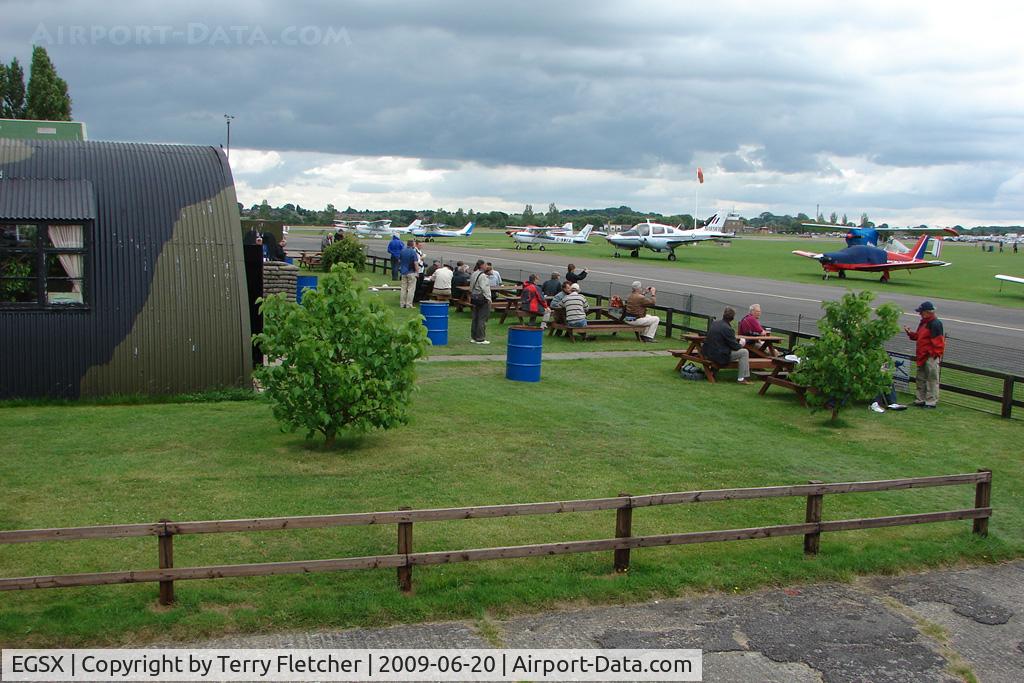 North Weald Airfield Airport, North Weald, England United Kingdom (EGSX) - Pilots and enthusiasts alike enjoy the Air Britain Fly-in at North Weald