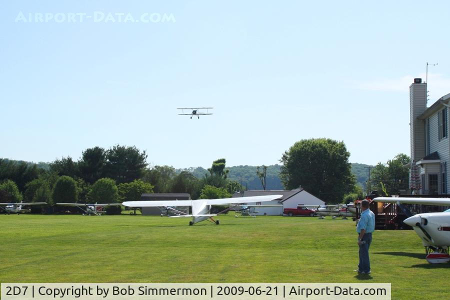 Beach City Airport (2D7) - Arrivals at the Father's Day fly-in.
