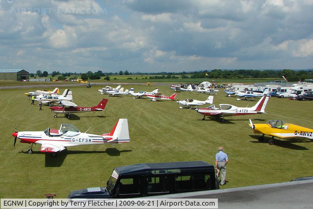 Wickenby Aerodrome Airport, Lincoln, England United Kingdom (EGNW) - View from the Control Tower at Wickenby on 2009 Wings and Wheel Show