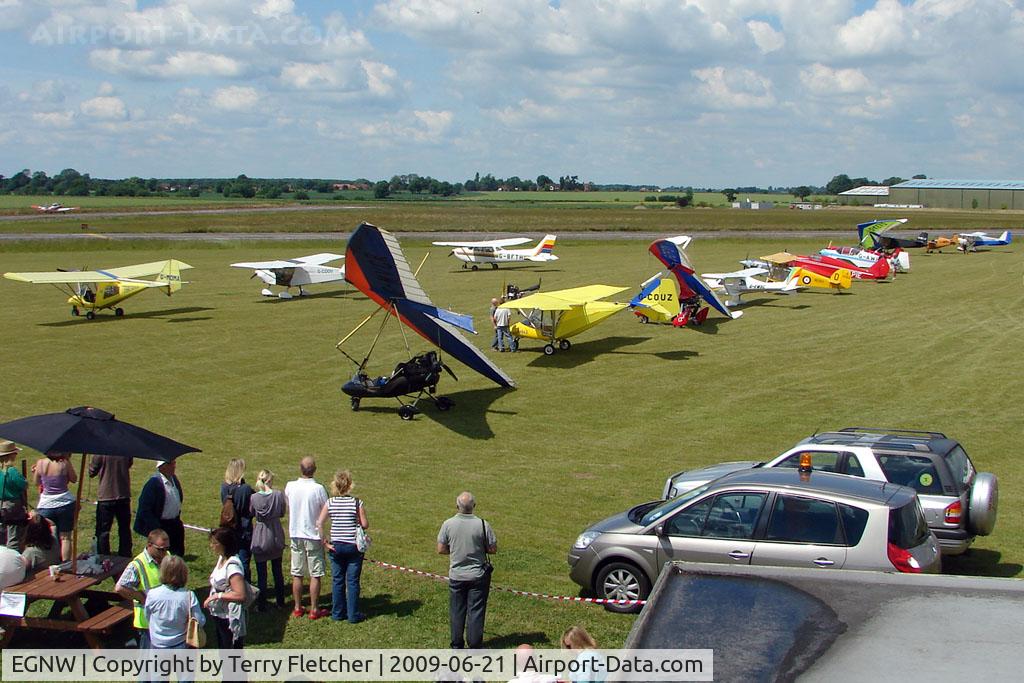 Wickenby Aerodrome Airport, Lincoln, England United Kingdom (EGNW) - View from the Control Tower at Wickenby on 2009 Wings and Wheel Show