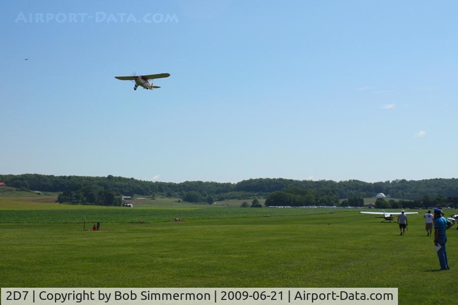 Beach City Airport (2D7) - Activity at the Father's Day fly-in, N2923P departing.