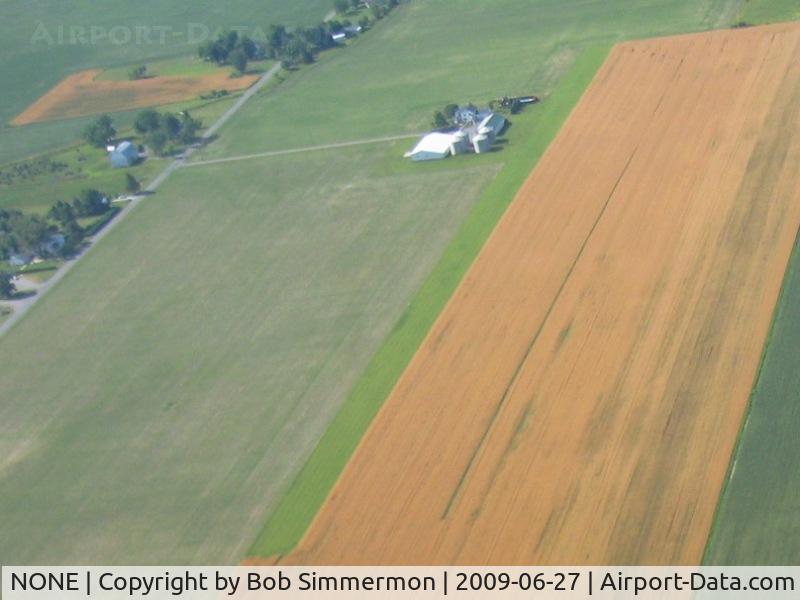 NONE Airport - Uncharted farm strip west of Elida, Ohio on Grubb Rd. N.