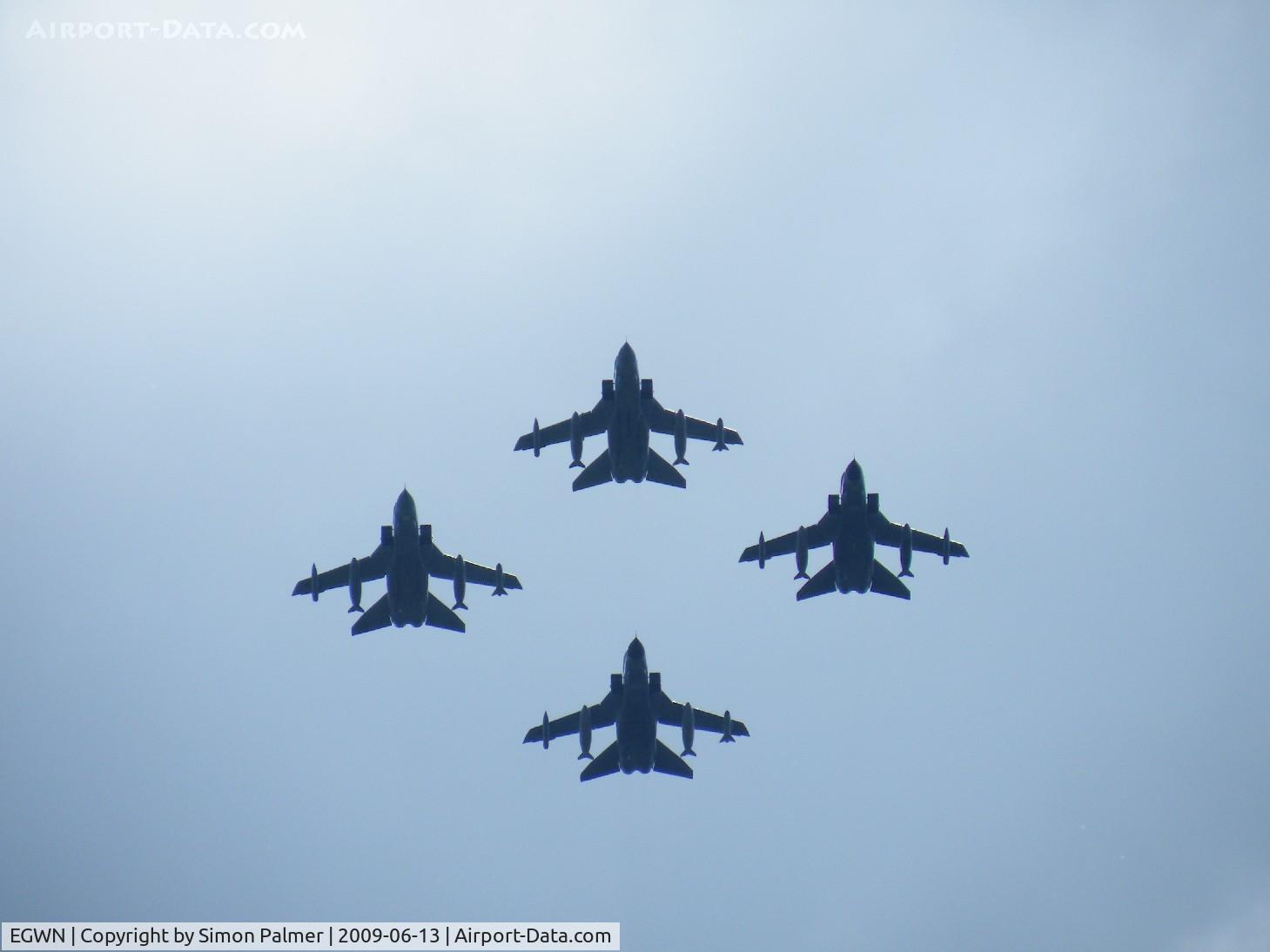 RAF Halton Airport, Halton, England United Kingdom (EGWN) - Tornado flypast