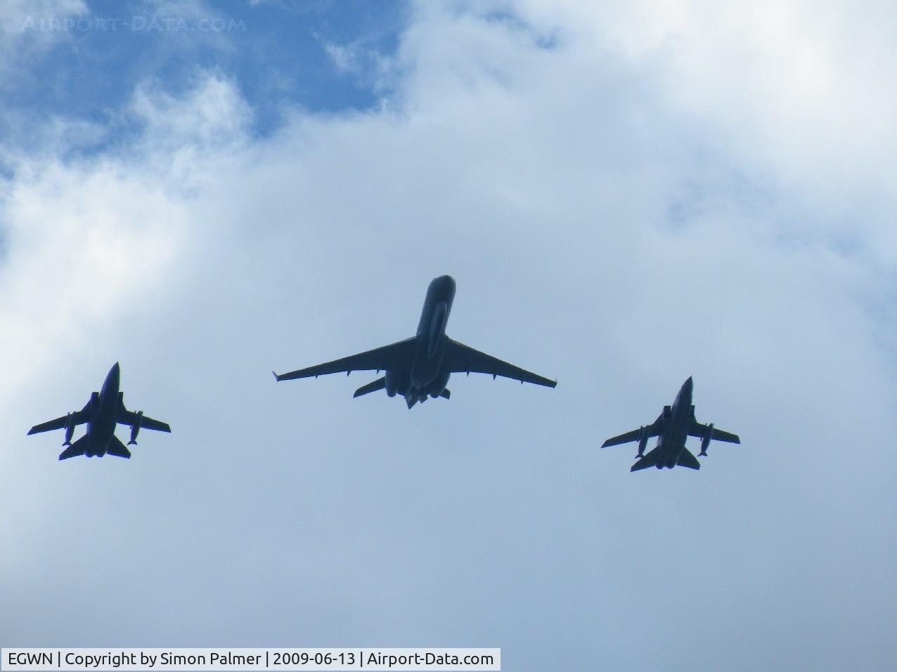 RAF Halton Airport, Halton, England United Kingdom (EGWN) - Sentinel and Tornados flypast