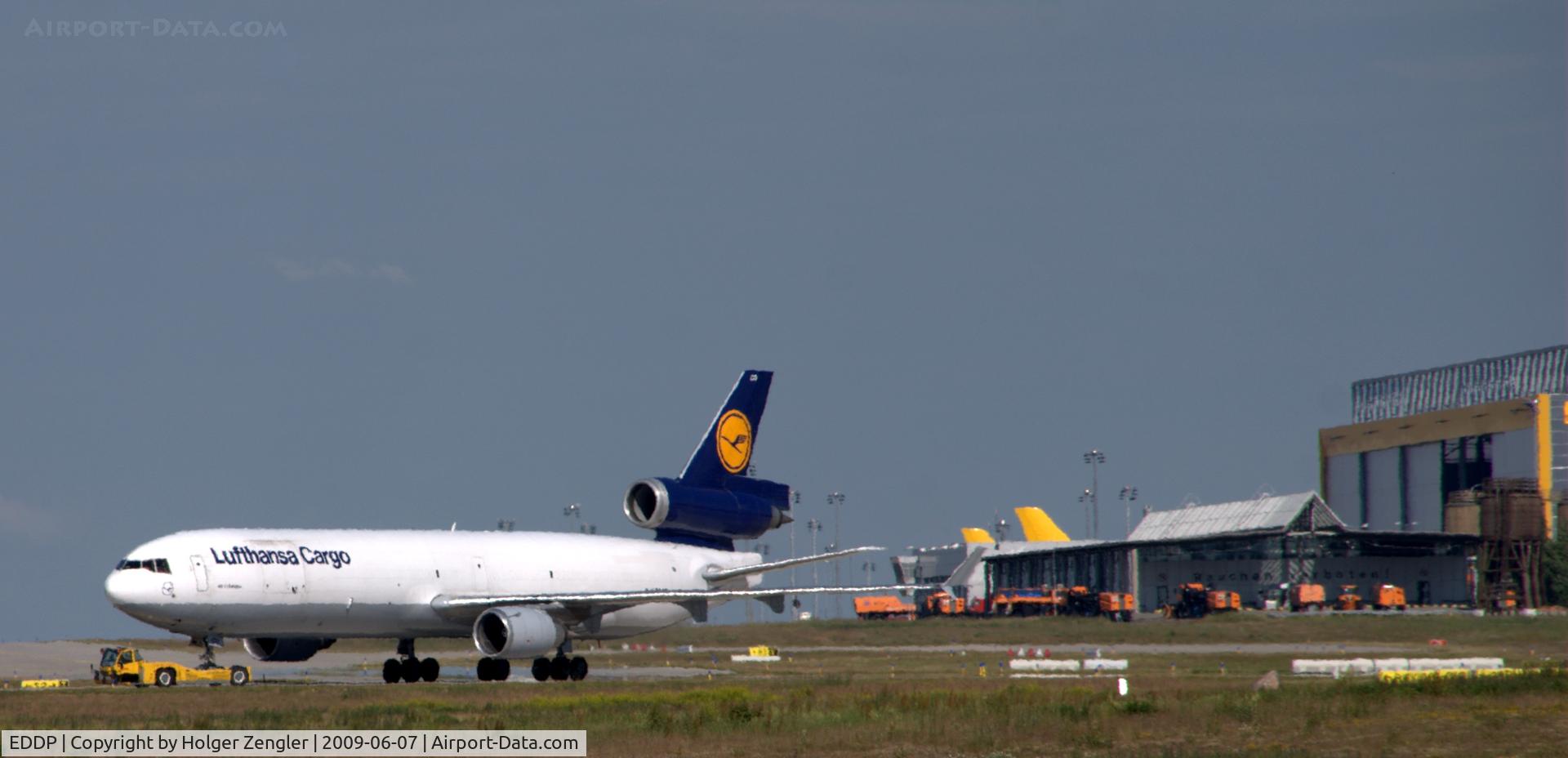 Leipzig/Halle Airport, Leipzig/Halle Germany (EDDP) - Freighter transfer from DHL Hub to fuel station