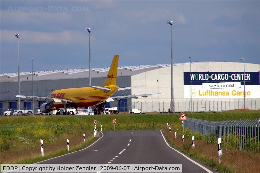 Leipzig/Halle Airport, Leipzig/Halle Germany (EDDP) - Southern parts with DHL freighter at the AN 124 ramp 