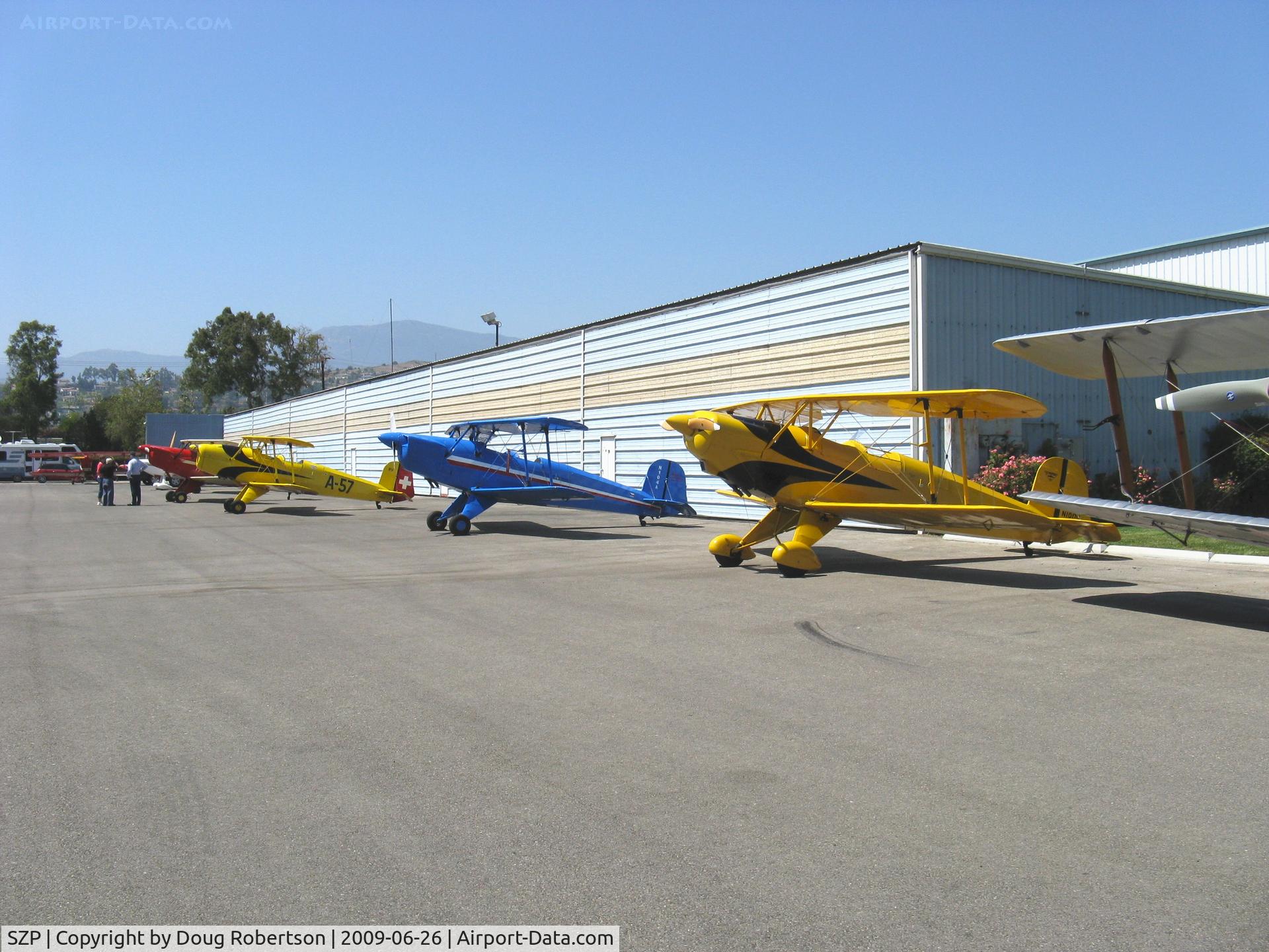 Santa Paula Airport (SZP) - National Bucker Fly-In 2009
