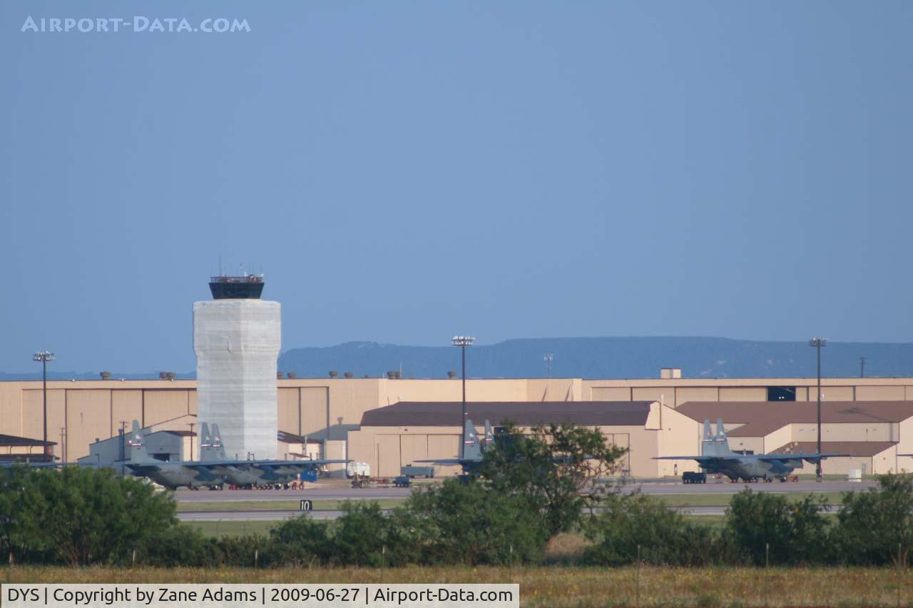 Dyess Afb Airport (DYS) - Dyess Air Force Base flight line and hangers - C-30's of the 317th Airlift Group