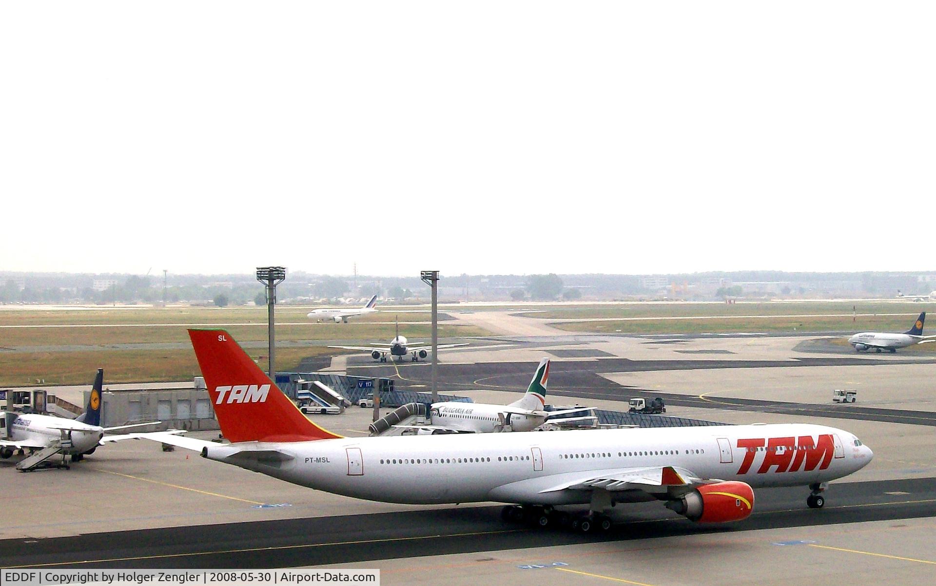 Frankfurt International Airport, Frankfurt am Main Germany (EDDF) - A giant among some dwarfs.
