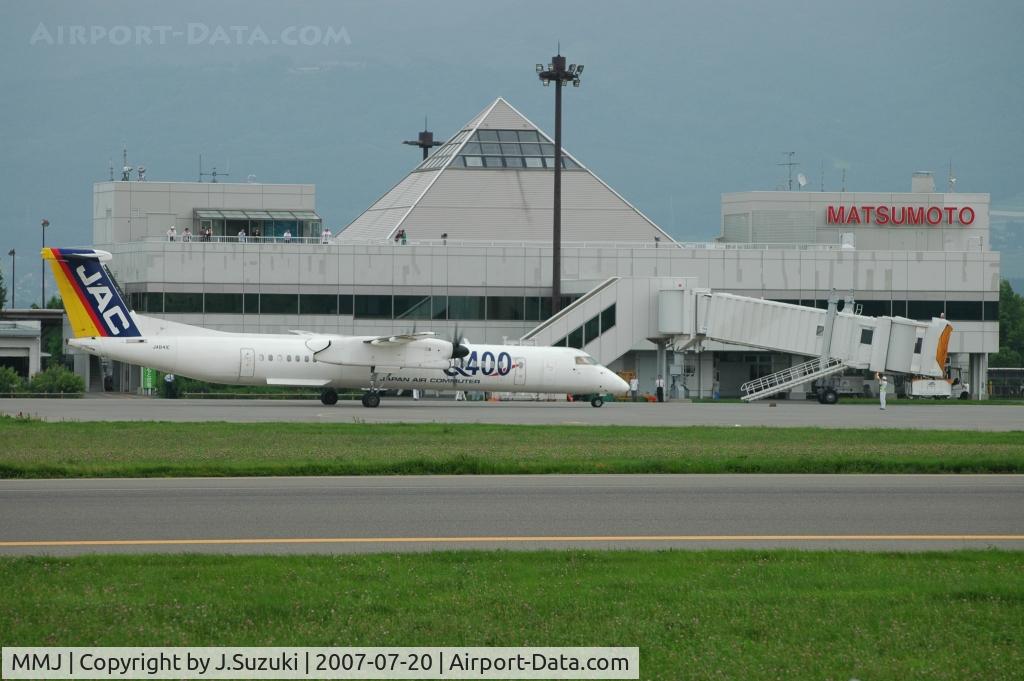 Matsumoto Airport, Matsumoto, Nagano Japan (MMJ) - JAC Dash 8 comes here 3 times in a day