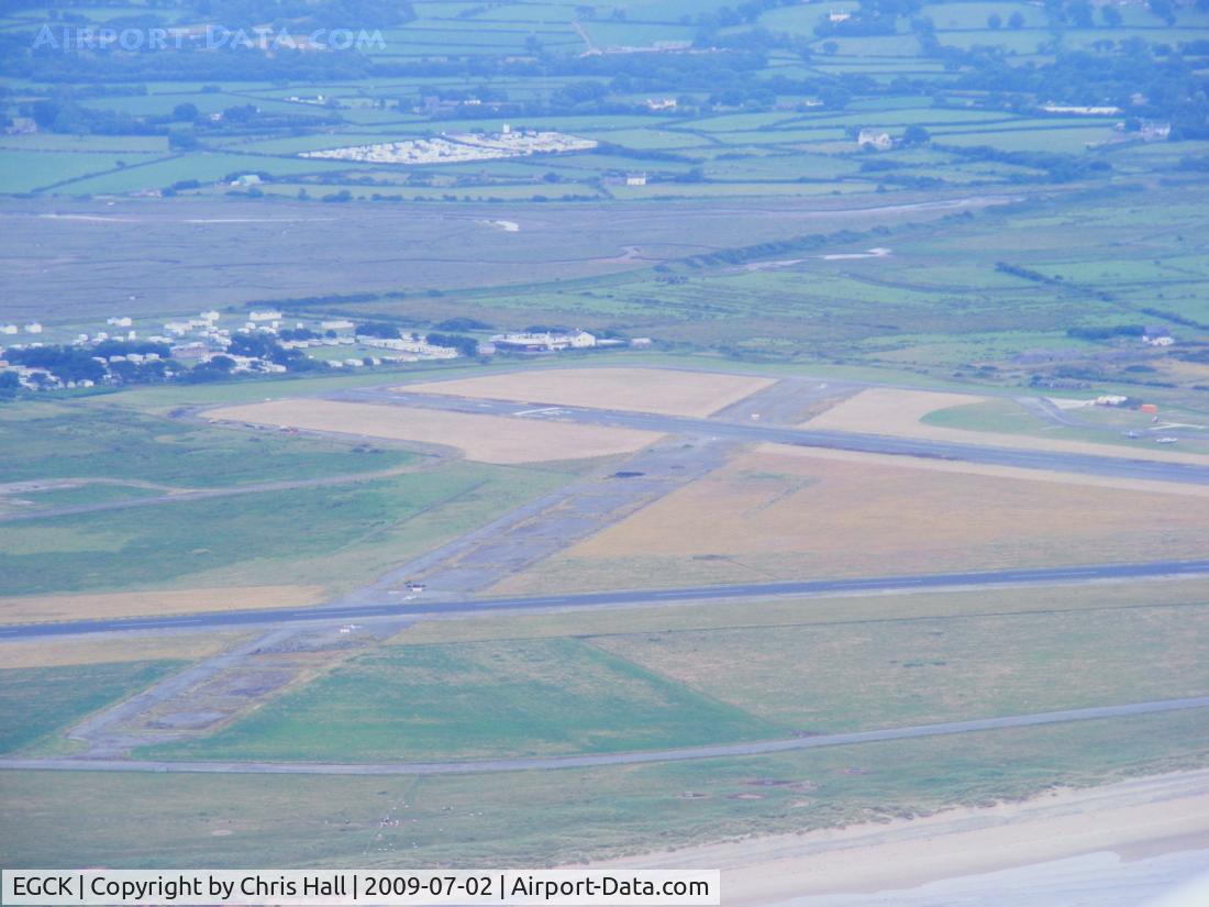 Caernarfon Airport, Caernarfon, Wales United Kingdom (EGCK) - departing from R/W 26 at Caernarfon