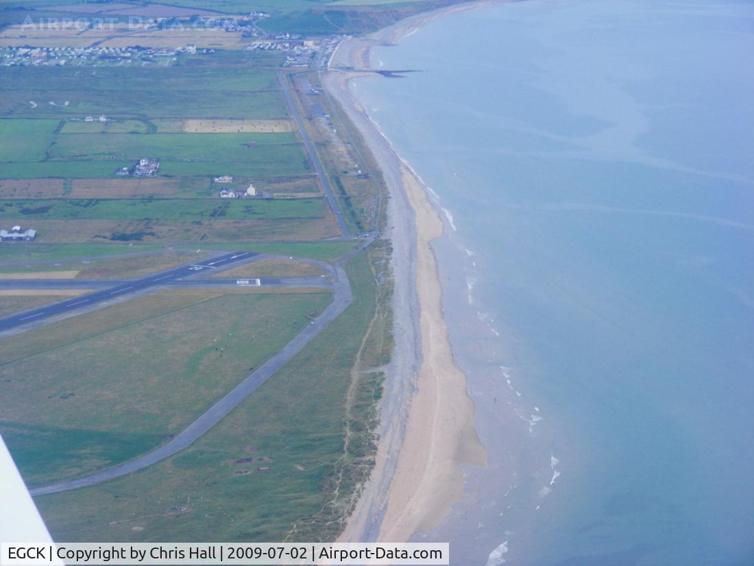 Caernarfon Airport, Caernarfon, Wales United Kingdom (EGCK) - departing from R/W 26 at Caernarfon