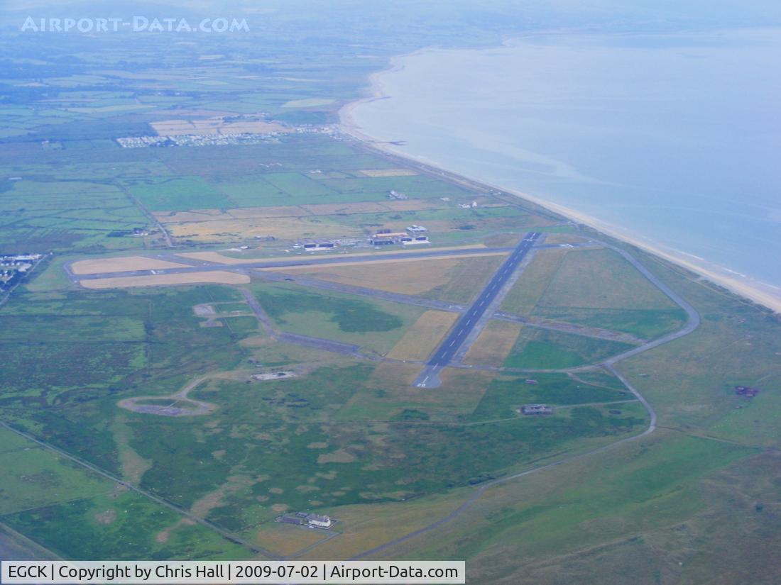 Caernarfon Airport, Caernarfon, Wales United Kingdom (EGCK) - departing from R/W 26 at Caernarfon