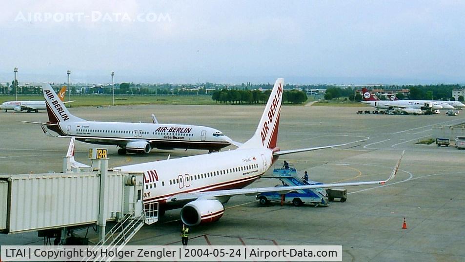 Antalya Airport, Antalya Turkey (LTAI) - View to the northern parts of AYT