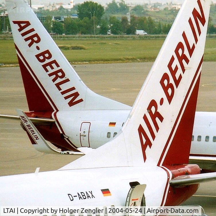 Antalya Airport, Antalya Turkey (LTAI) - For those who haven´t got it yet: AIR BERLIN