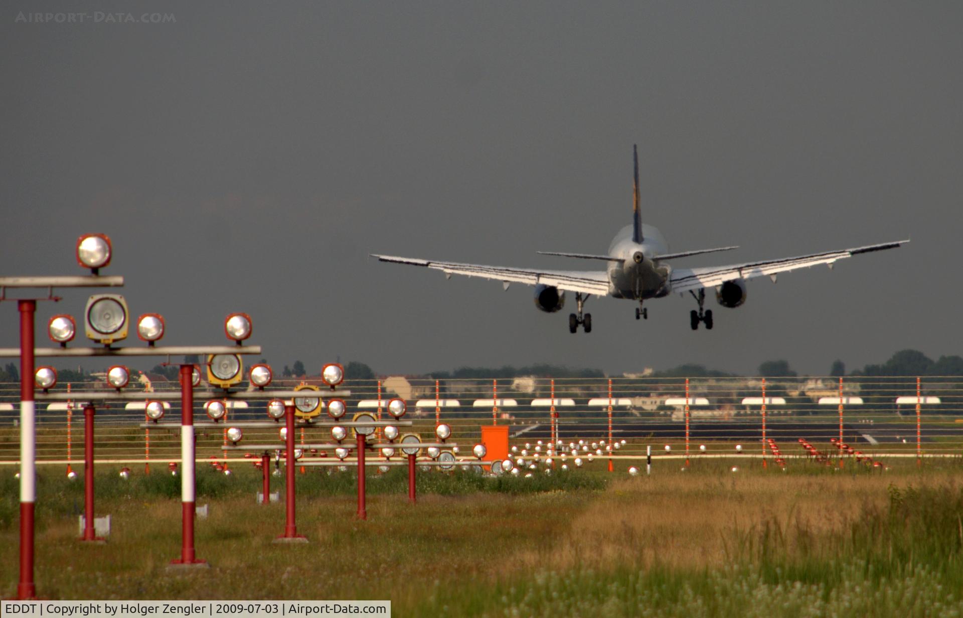Tegel International Airport (closing in 2011), Berlin Germany (EDDT) - Touch down at runway 08 L in 2 seconds.