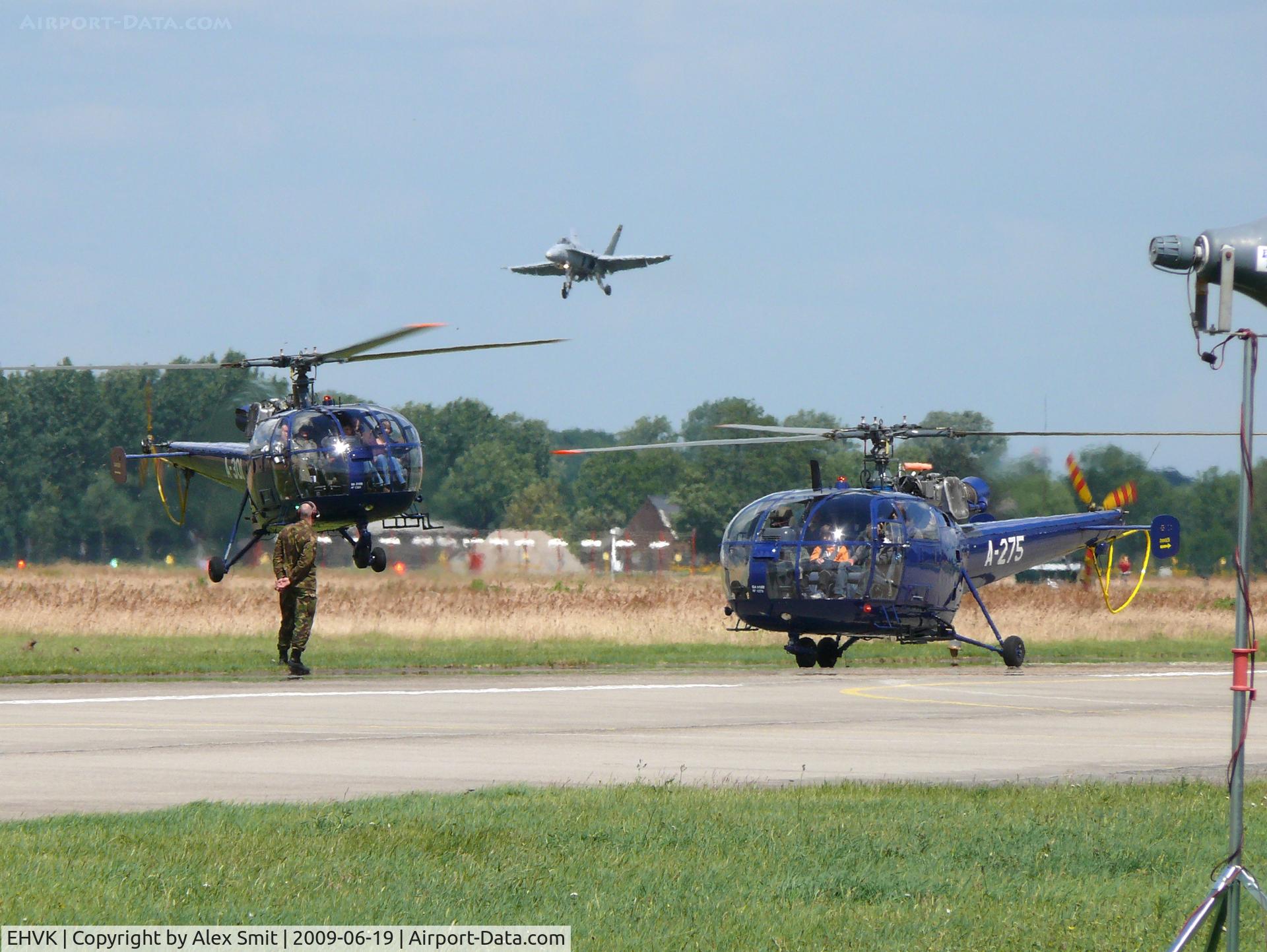 Volkel Airbase Airport, Uden Netherlands (EHVK) - Busy on the flightlines
