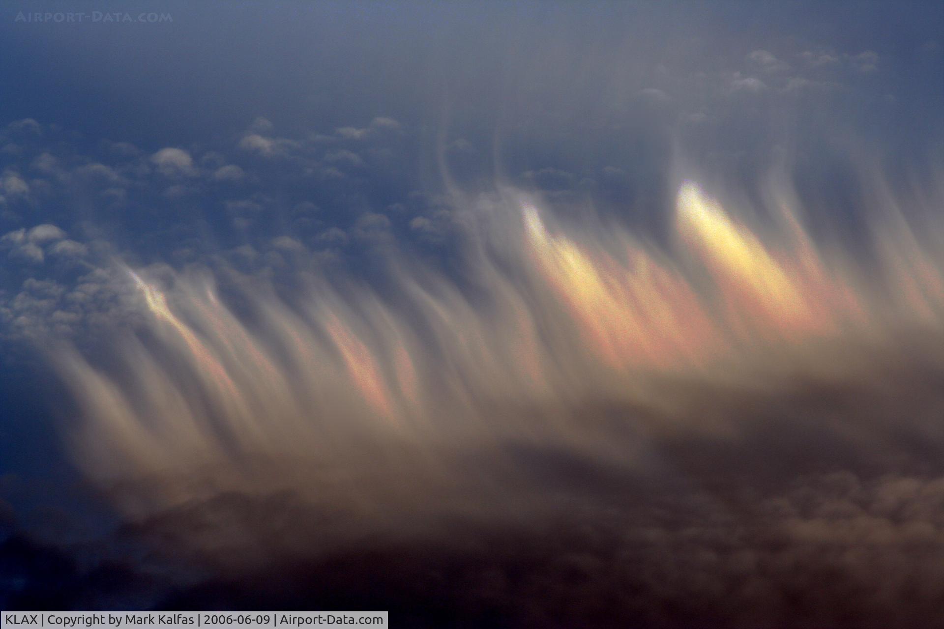 Los Angeles International Airport (LAX) - Most amazing cloud formation that I have ever seen off the departure end of 25L KLAX...
