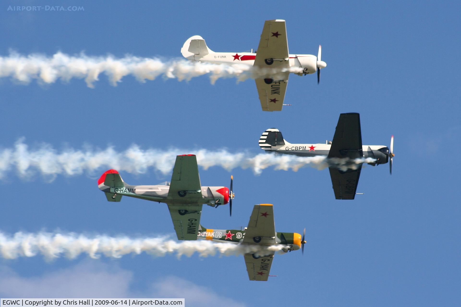 RAF Cosford Airport, Albrighton, England United Kingdom (EGWC) - Aerostars display team at Cosford Airshow