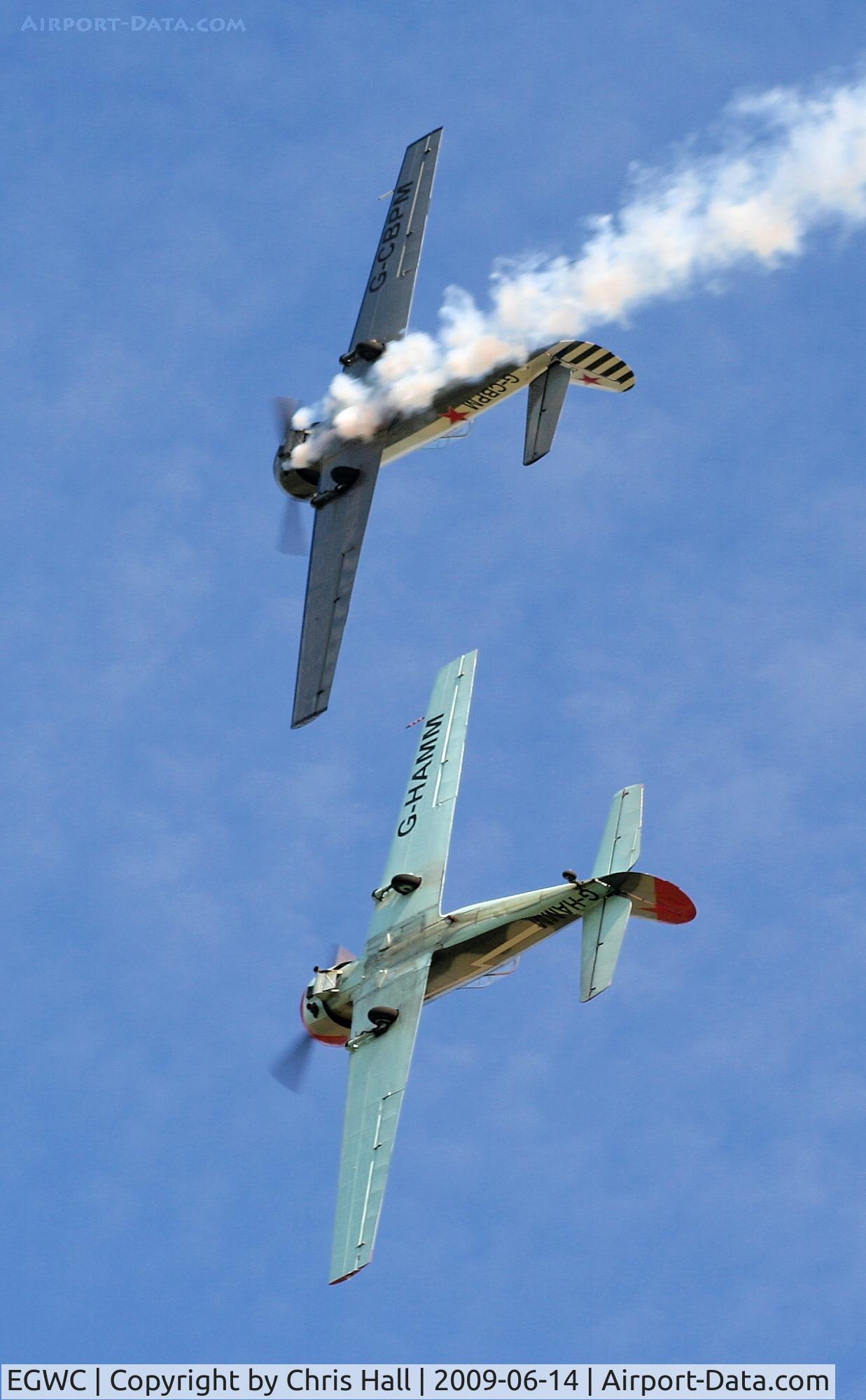 RAF Cosford Airport, Albrighton, England United Kingdom (EGWC) - Aerostars display team at Cosford Airshow