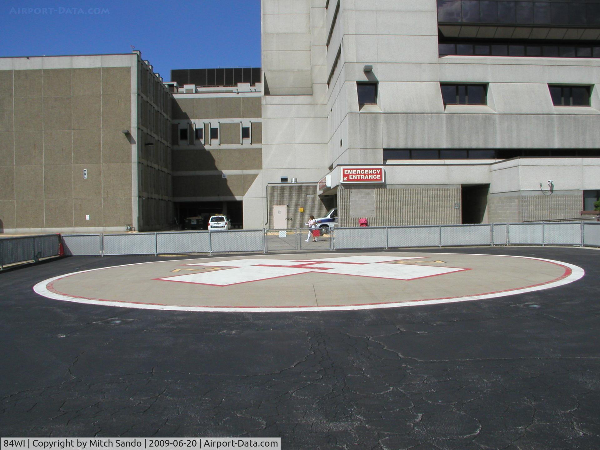 Lutheran Hospital - La Crosse Heliport (84WI) - The main helipad at Gundersen Lutheran Medical Center in La Crosse, WI.