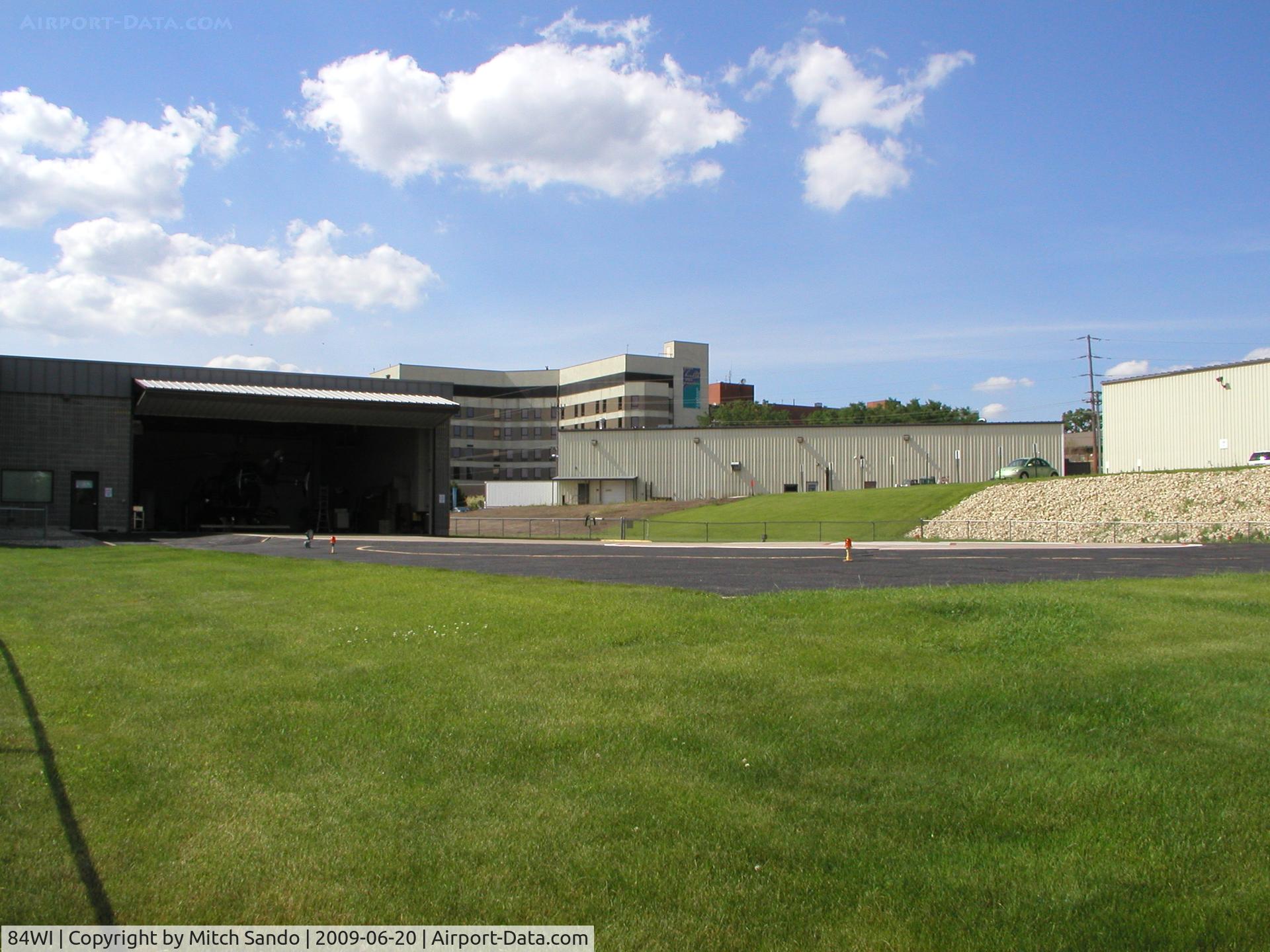 Lutheran Hospital - La Crosse Heliport (84WI) - The home base helipad for MedLink AIR at Gundersen Lutheran Medical Center in La Crosse, WI.