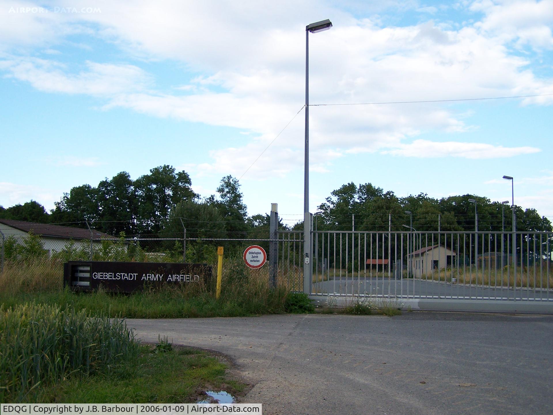EDQG Airport - Giebelstadt, Germany. Abandon US Army Airbase