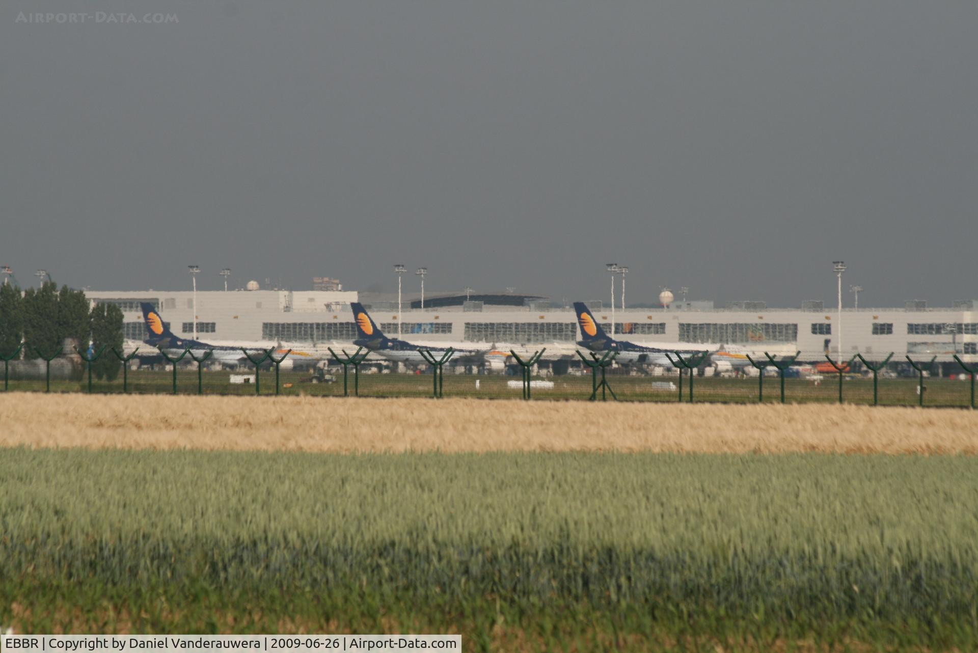 Brussels Airport, Brussels / Zaventem   Belgium (EBBR) - Terminal B (non Schengen) in the heat of summer