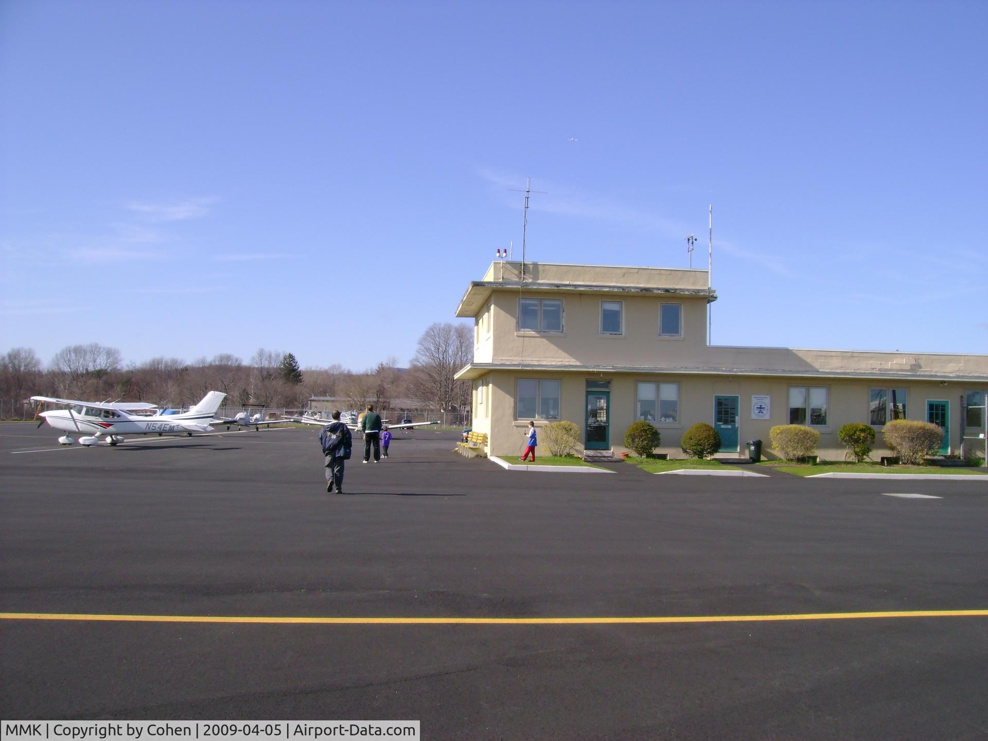 Meriden Markham Municipal Airport (MMK) - Main Building at MMK