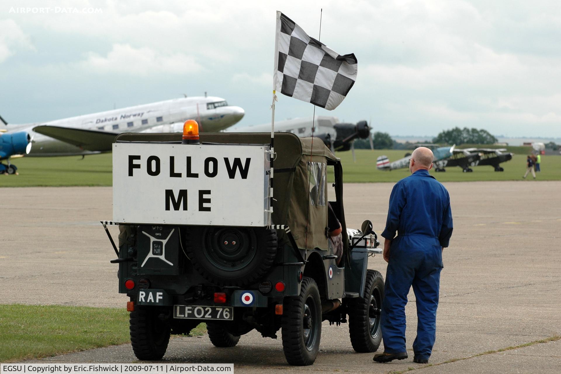 Duxford Airport, Cambridge, England United Kingdom (EGSU) - Nothing left to chance...