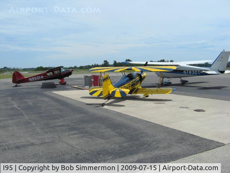 Hardin County Airport (I95) - Planes parked around the gas pump on a nice summer afternoon