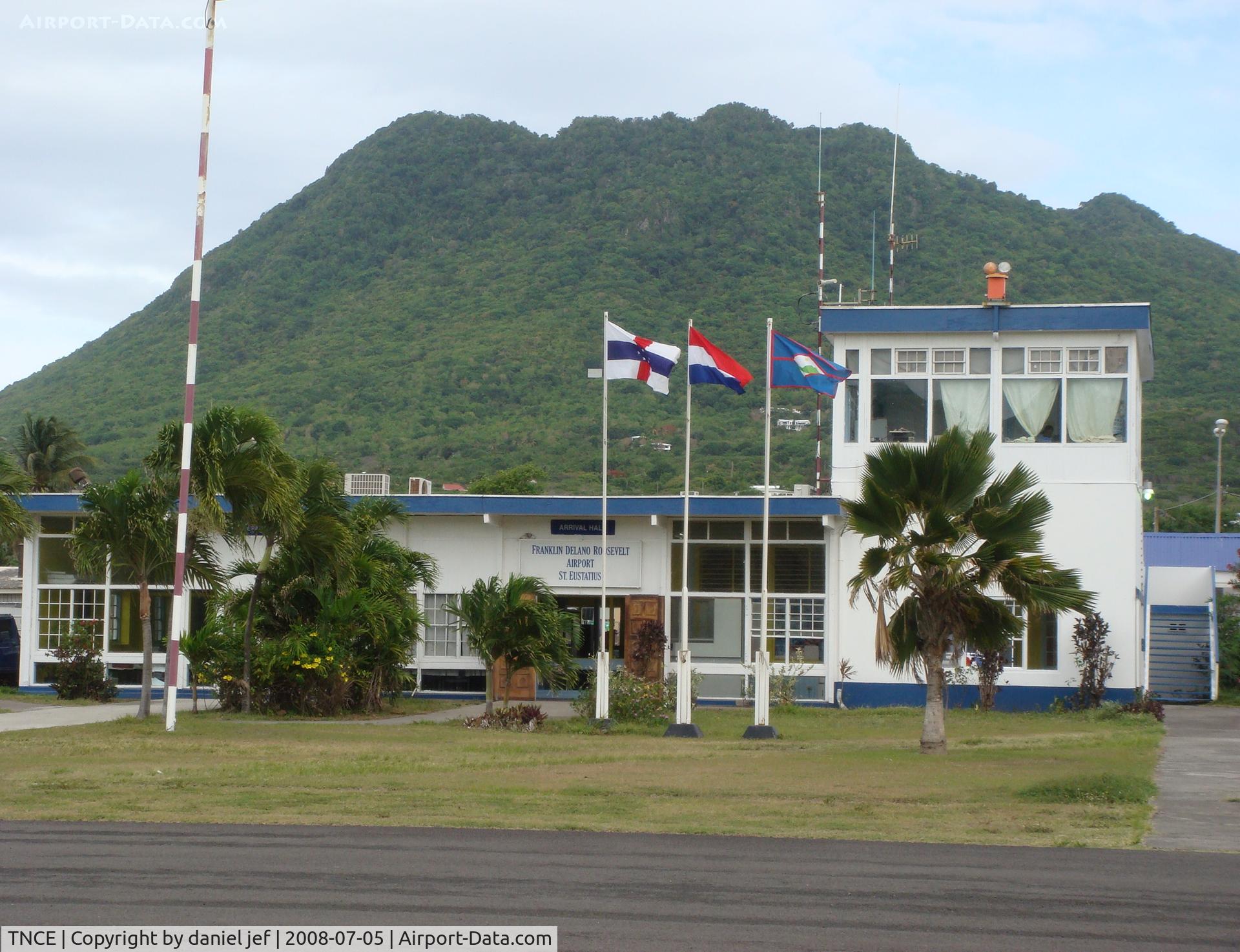 F.D. Roosevelt Airport – Sint Eustatius, Netherlands Antilles,  Netherlands Antilles (TNCE) - The terminal at St Statia