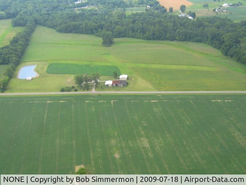 NONE Airport - Ultralight strip on Hopewell Road about a half mile NE of Magnetic Springs, Ohio.