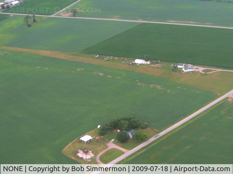 NONE Airport - Ted Reynold's ultralight strip near Claiborne, Ohio.  Ted was recently killed when a car pulled out in front of his motorcycle.