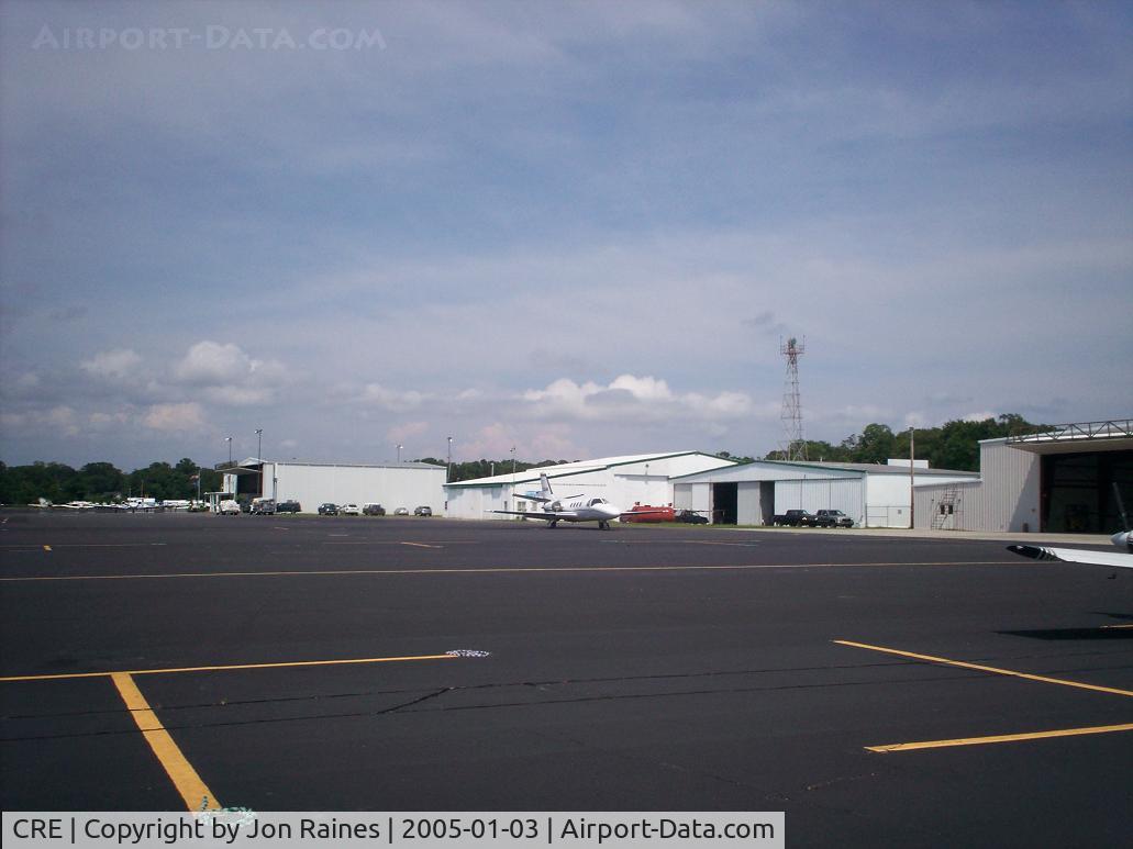 Grand Strand Airport (CRE) - flight line at Grand Strand 