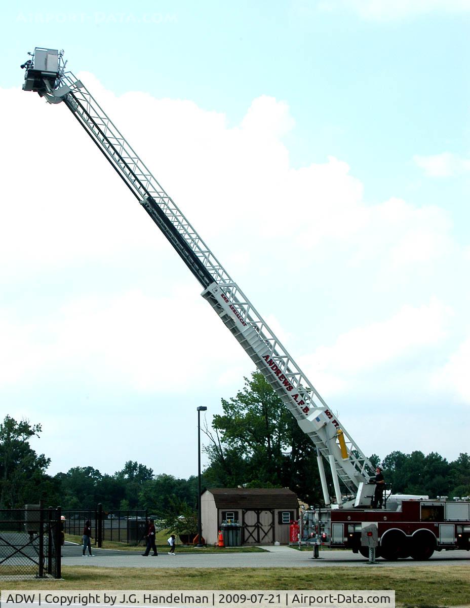 Joint Base Andrews Airport (ADW) - fire truck at Andrews AFB