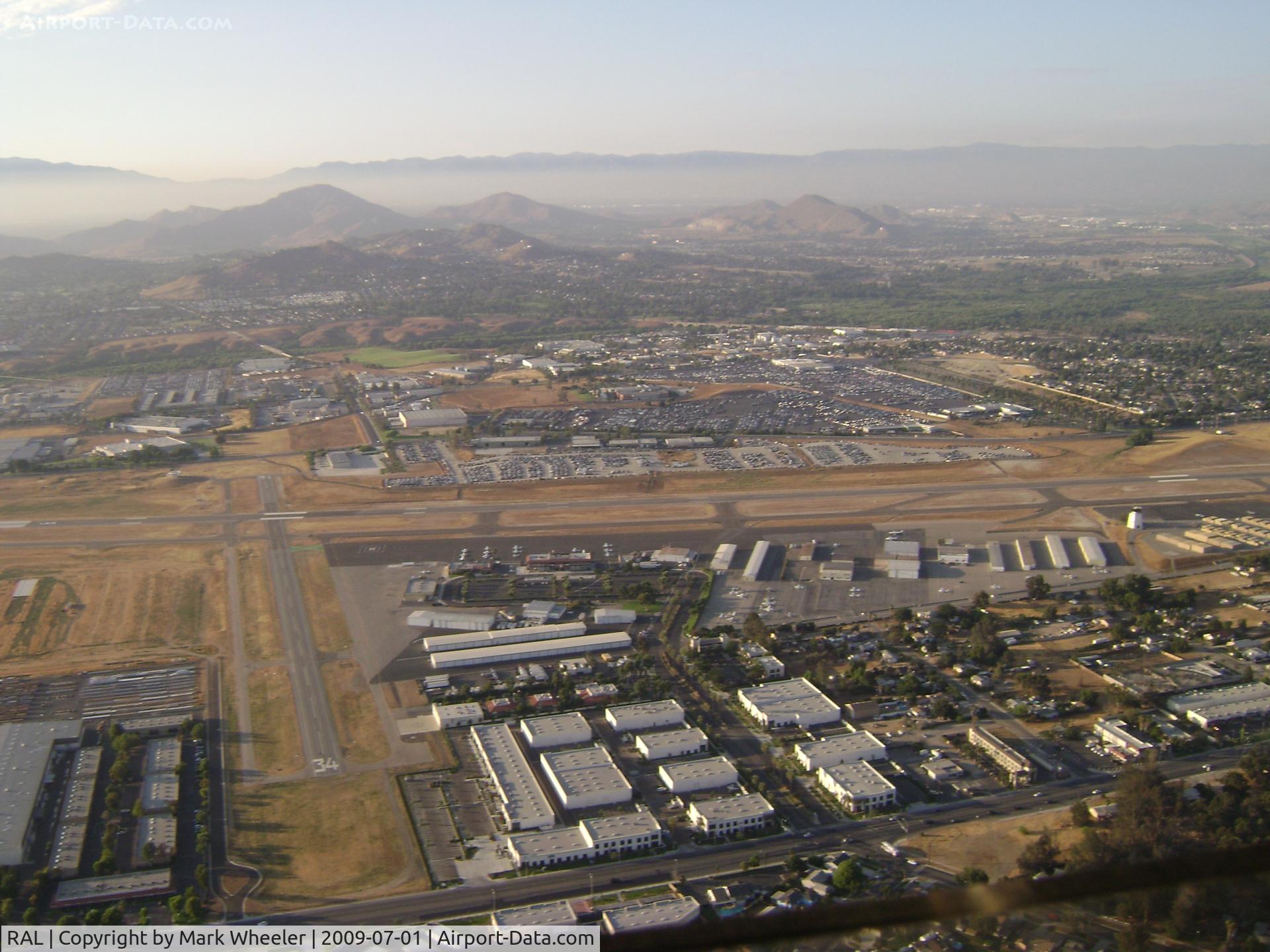 Riverside Municipal Airport (RAL) - Riverside Municipal Airport, Taken from Civil Air Patrol Cessna 182T of Squadron 5.