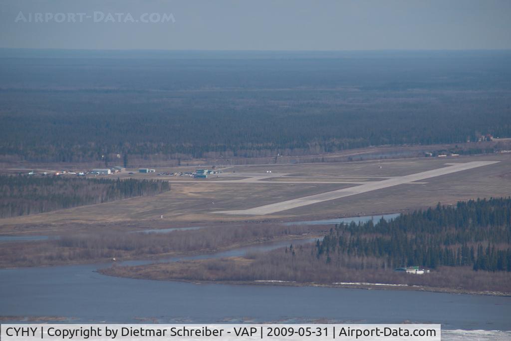 Hay River Airport, Hay River, Northwest Territories Canada (CYHY) - Approaching Hay River