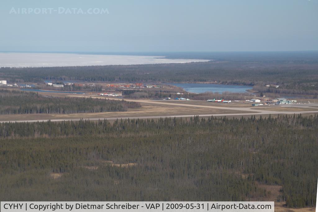 Hay River Airport, Hay River, Northwest Territories Canada (CYHY) - Approaching Hay River