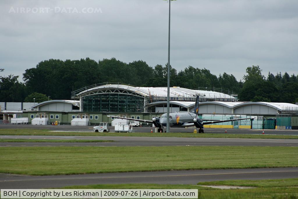Bournemouth Airport, Bournemouth, England United Kingdom (BOH) - The new Terminal building under construction.