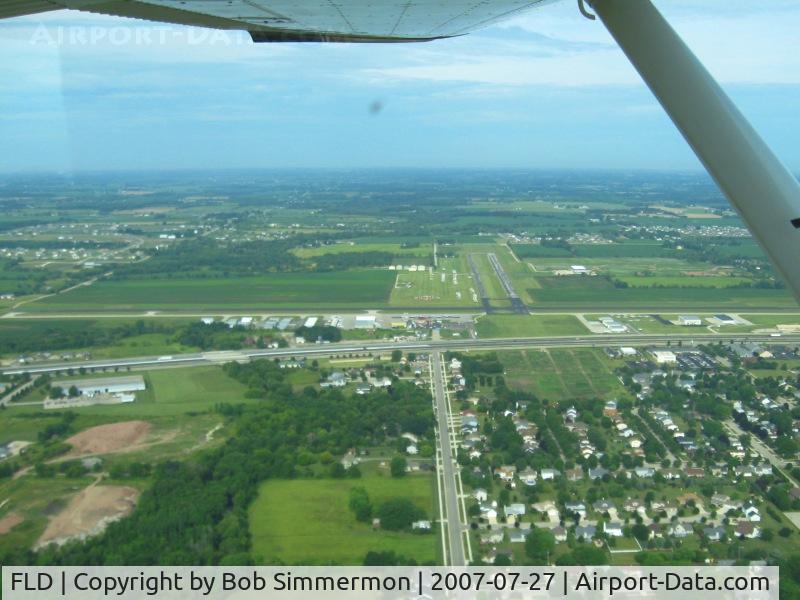 Fond Du Lac County Airport (FLD) - Downwind for 18