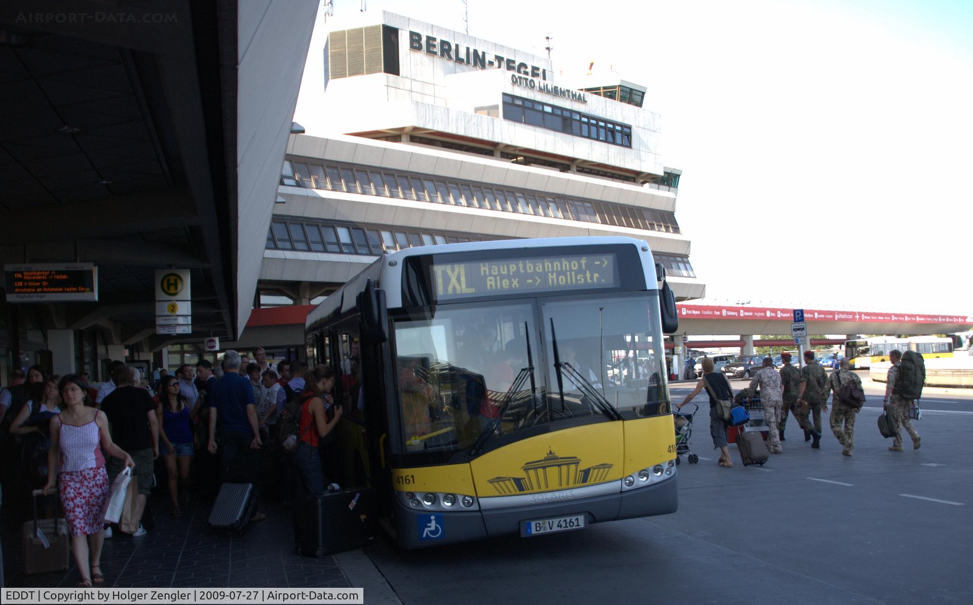 Tegel International Airport (closing in 2011), Berlin Germany (EDDT) - At the bus station at Terminal A