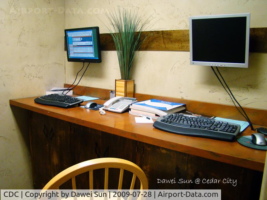 Cedar City Regional Airport (CDC) - flight plan room of KCDC