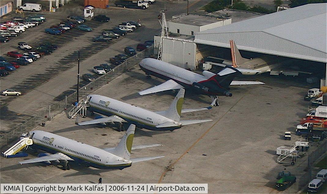 Miami International Airport (MIA) - Commercial Jet Inc. as seen from a 26R departure KMIA