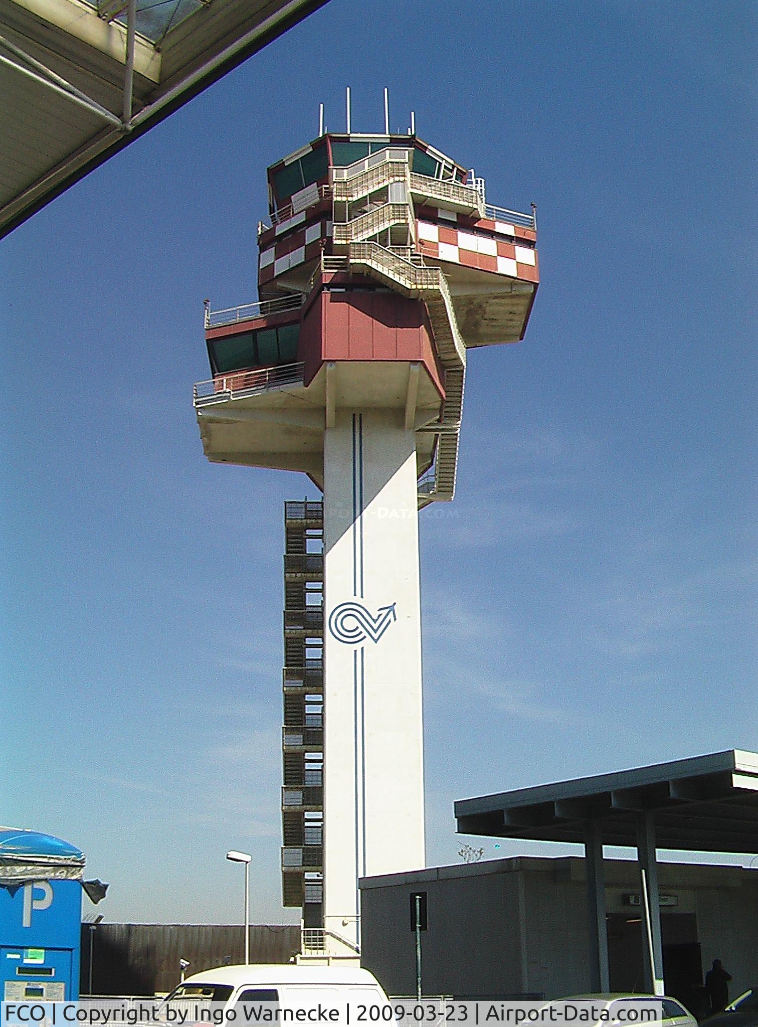 Leonardo Da Vinci International Airport (Fiumicino International Airport), Rome Italy (FCO) - the main tower at Fiumicino / Leonardo da Vinci