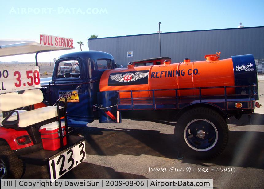 Lake Havasu City Airport (HII) - fuel truck