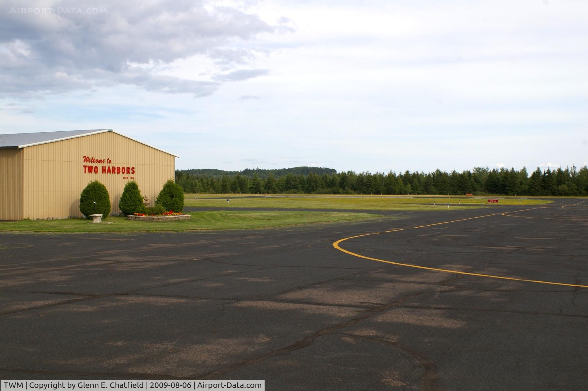 Richard B Helgeson Airport (TWM) - Main hangar