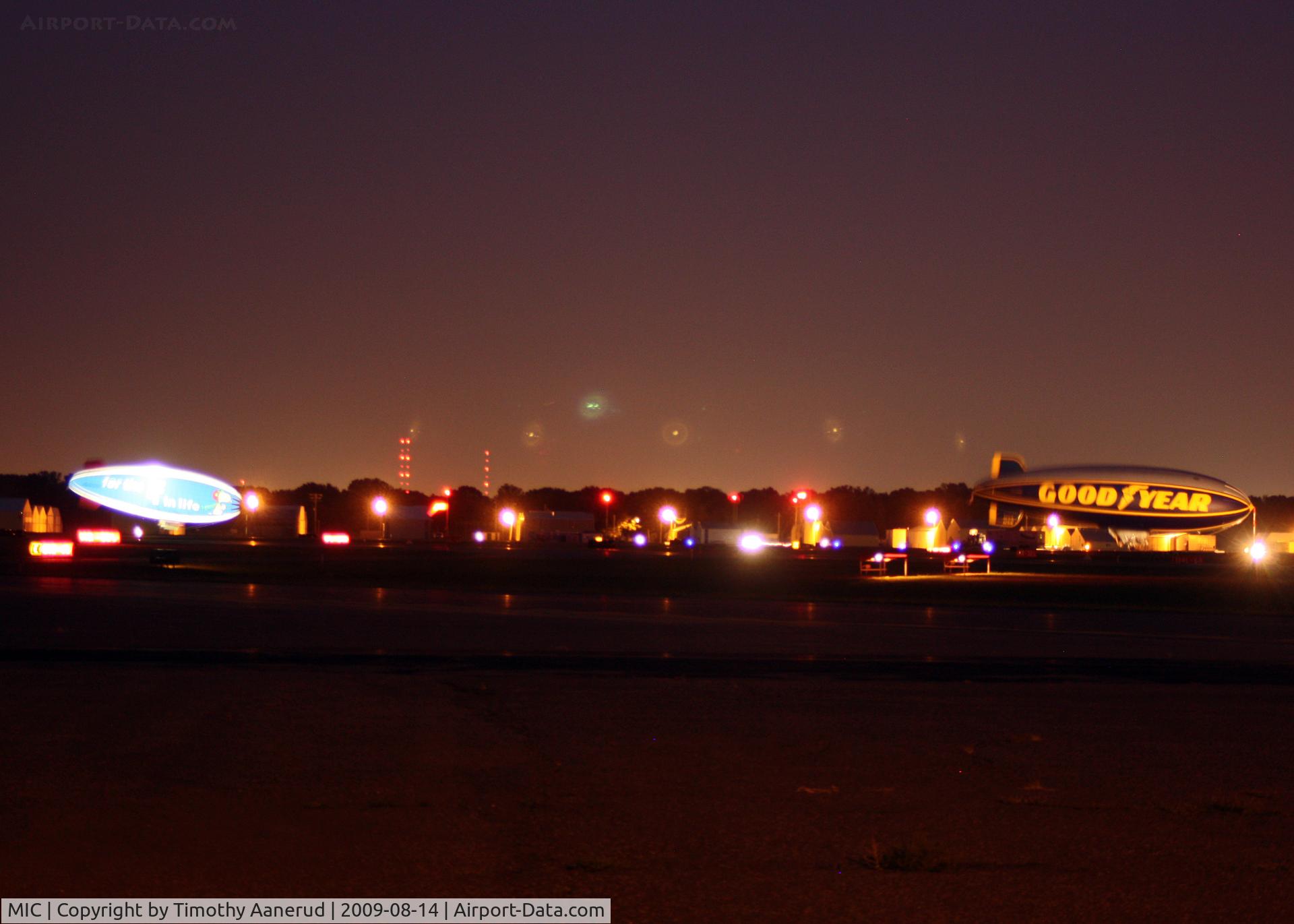 Crystal Airport (MIC) - N3A and N615LG at rest for the night